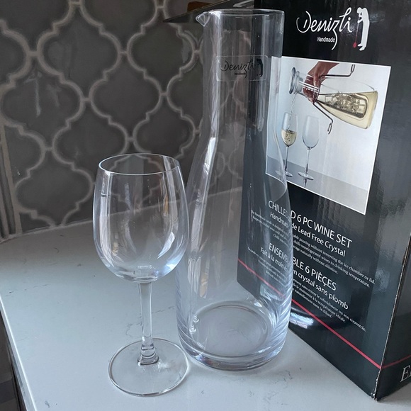 NWT - Denizli Chilled 6 Piece Wine Glass Set - Picture 7 of 8